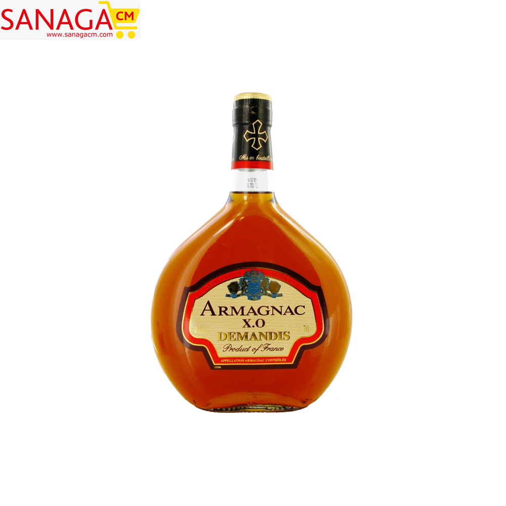 Armagnac Demandis XO 10 Ans - 40%ALC - 70CL - Sanaga CM