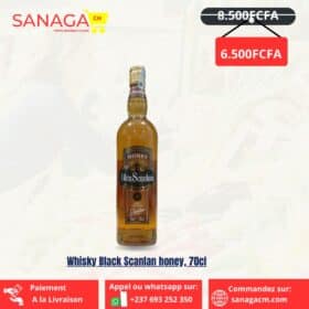 Whisky Black Scanlan honey 70 cl pour vos papilles gustatives. 