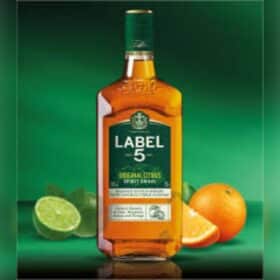 whisky Label 5 citrus, 70cl, 39%ALC